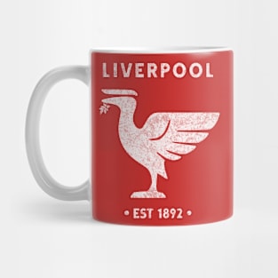 Liverpool Liverbird Retro Vintage BIG Mug